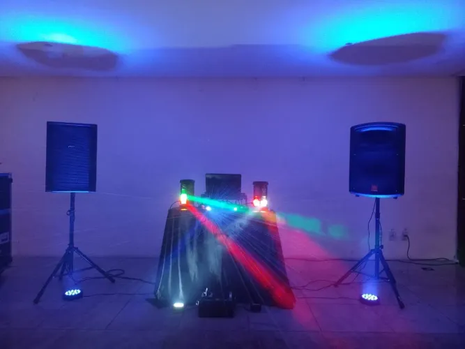 Md eventos dj som iluminação completo 350 5 horas 