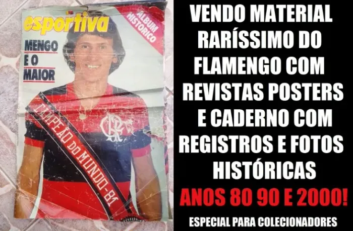 MATERIAL RARISSIMO DO FLAMENGO!