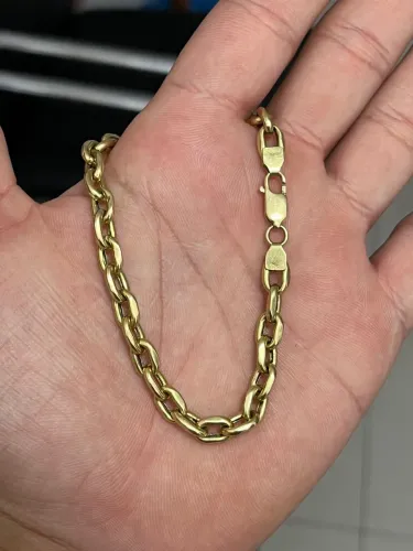 Pulseira Cadeado de Ouro 18k (750)