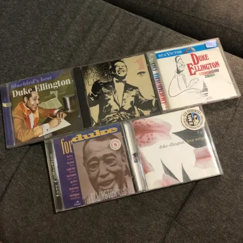 Lote Coleção 5 Cds Duke Ellington / Jazz Swing Big Band / Confira