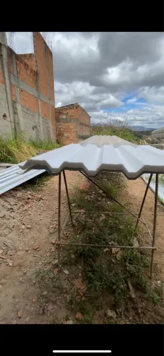 Telha de zinco mais isopor 