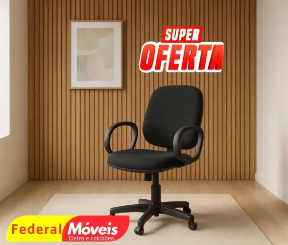 Cadeira Diretor Giratória Curvim - Conforto e praticidade para seu escritório!