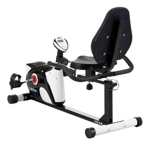 Bicicleta ergometrica kikos kr3.8 cor preto e branco