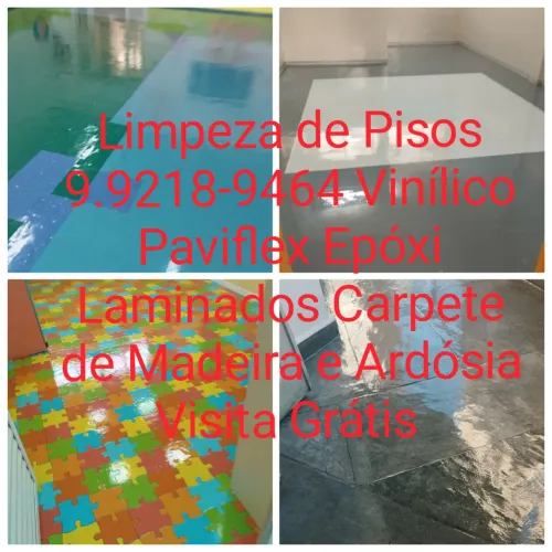 Limpeza e Brilho em Pisos Vinílico Paviflex e outros. 
