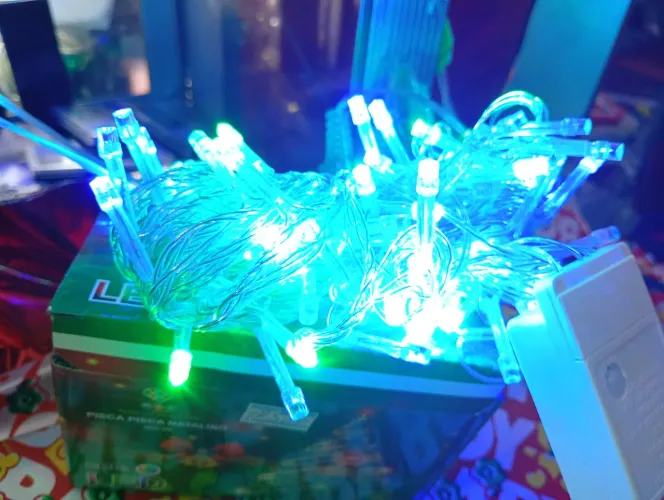 Pisca pisca colorido, 9 metros, 100 leds. Fazemos entrega