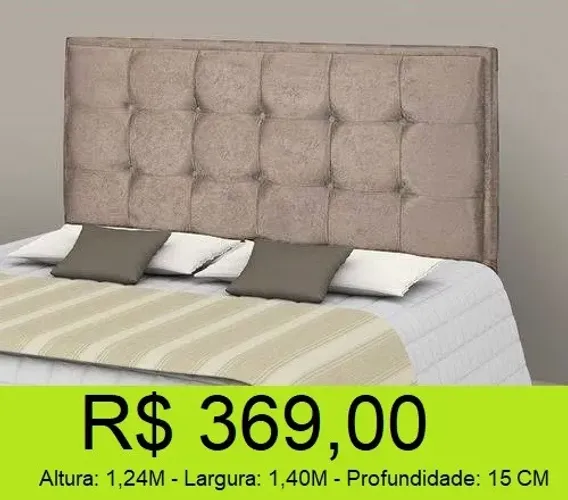Cabeceira queen moderna