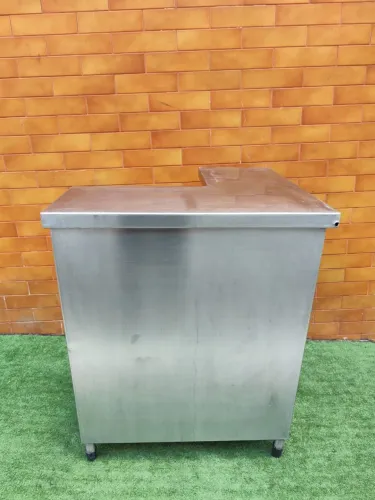 Mesa balcão em Aço Inox