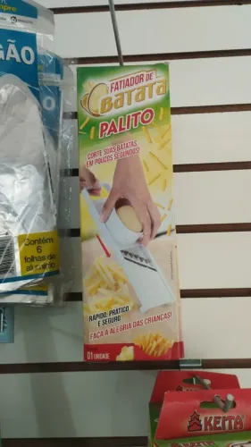 Fatiador de Batata Palito Manual - Corte Rápido, Prático e Seguro!
