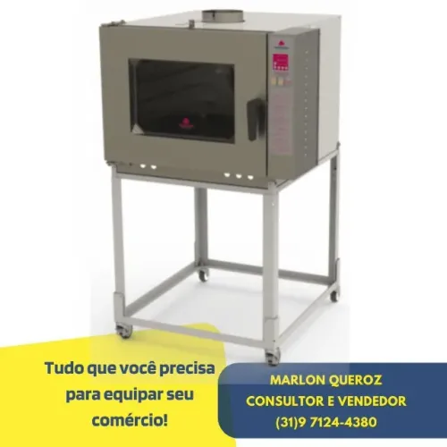 Forno Elétrico 5 Esteiras Turbo Progas Trifásico 220v
