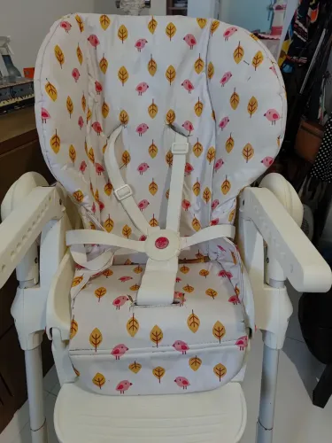 Cadeira de Alimentação Infantil - Bebê -**Baixou** Com Cinto de Segurança
