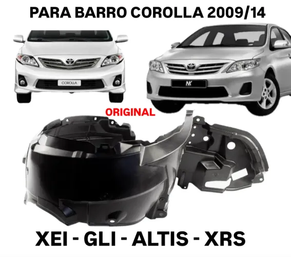 Para Barro Corolla 2009/14 XEI GLI Altis XRS - Asa de urubu ORIGINAL