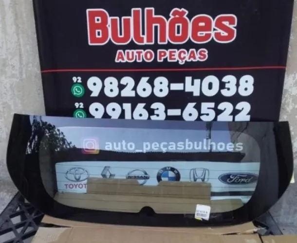 Vidro vigia traseiro Renault Kwid 2017 a 2024 Sem furo Genuína 