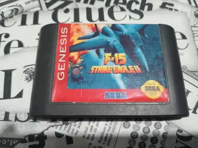 Cartucho F-15 Strike Eagle II Original Sega Genesis - Mega Drive com frete grátis!