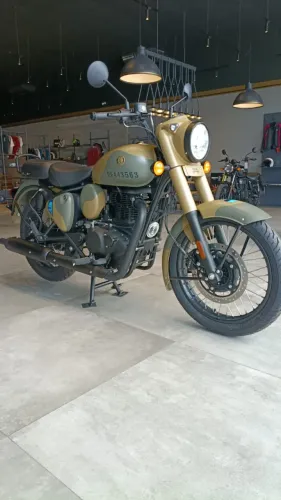AM - Classic 350cc Command Sand-?EMPLACAMENTO CORTESIA