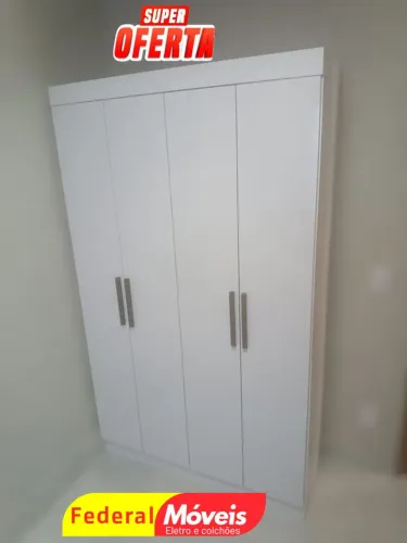 Guarda Roupa 4 Portas Novo - Qualidade e Elegância!