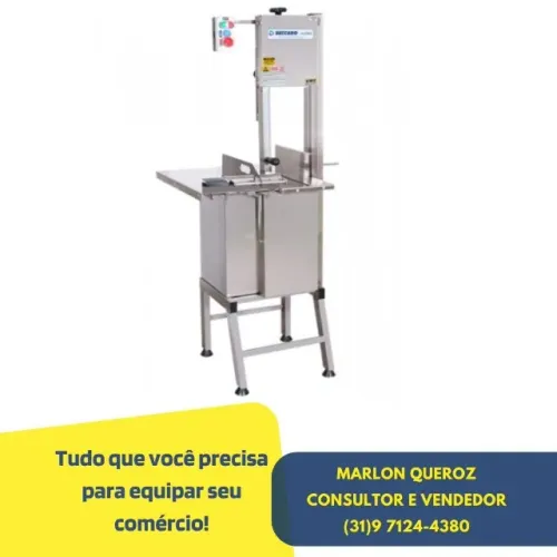 Serra Fita de Açougue Beccaro Bivolt Inox Nova