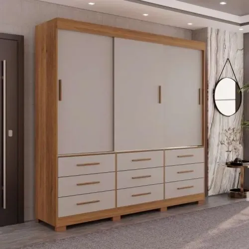 Guarda-Roupa New 3 portas de correr l543