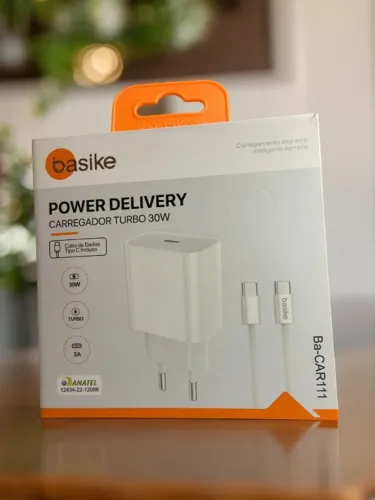 Carregador Turbo 30W 3A Ba-CAR111 Basike an6