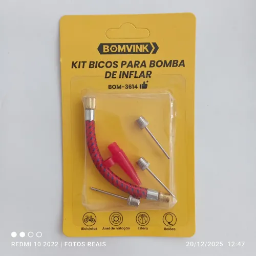 Kit Bicos adaptadores p/ Bomba bike