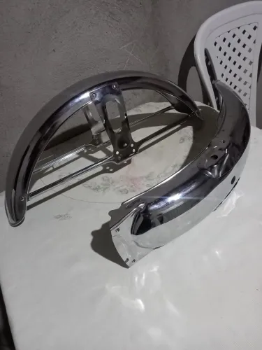 Par de Paralamas cromado da CG 125