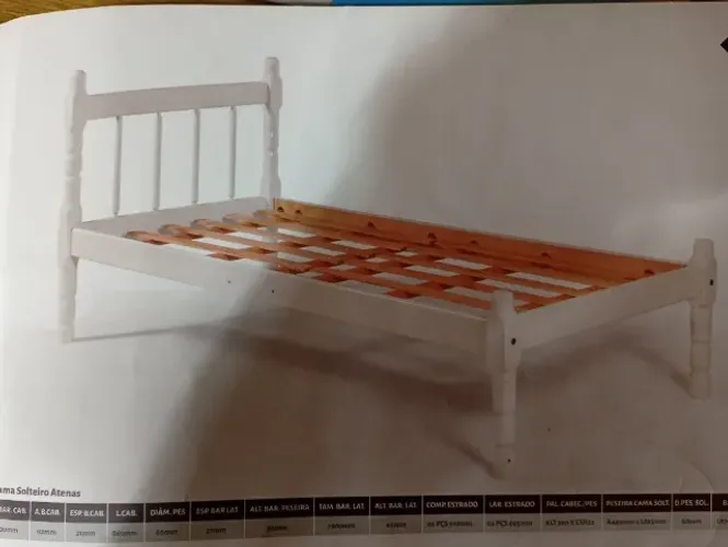 Cama de solteiro