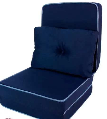 Poltrona de chão dobrável com almofada