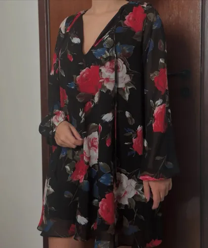Vestido florido forever 21 (P/M)