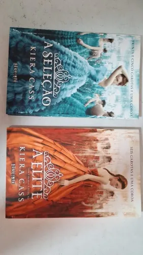 Kit com 2 livros: a seleção e a elite(autora kiera case)