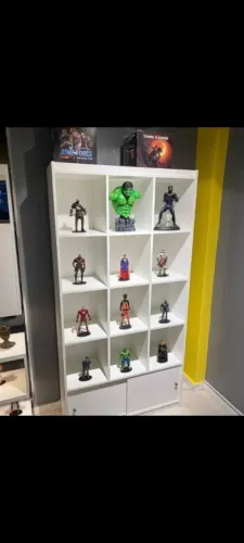 Estante colmeia com duas portinhas