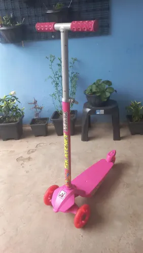 Patinete Skatenet Max Pink Led - Bandeirantes 