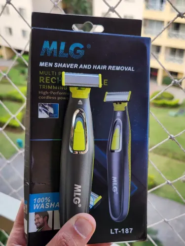 Barbeador Elétrico MLG Recarregável NOVO