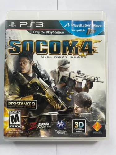 jogo para ps3 socom 4 u.s. navy seals 3d compativel com move