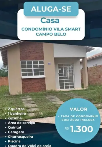 Casa para alugar no Condomínio Vila Smart Campo Belo