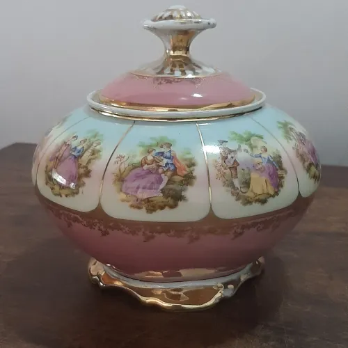 Bomboniere de Porcelana Decorada