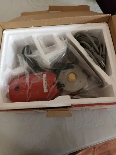 Máquina de cortar tecido 4 polegadas sun special 300w vermelha nova