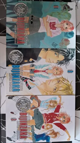 Coleção completa mangá Colégio Feminino Bijinzaka em três edições.