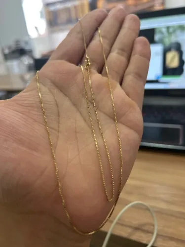 Cordão masculino ouro 18k