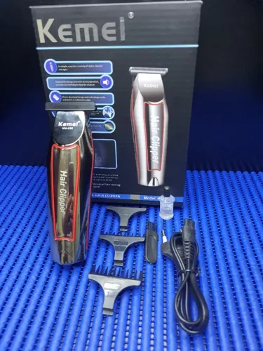 Maquina de acabamento sem fio kemei km032