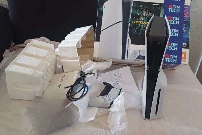 Playstation 5 slim 1TB o poderoso aceito cartão