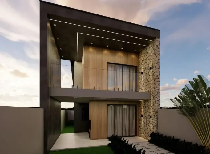 Casa Duplex no Eusébio com 4 Suítes