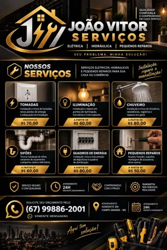 Marido de Aluguel | Serviços Elétricos e Pequenos Reparos em Campo Grande.