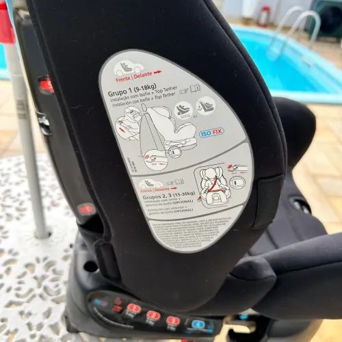 Cadeira Para Carro Multifix 0 A 36Kg Com Isofix Black Safety