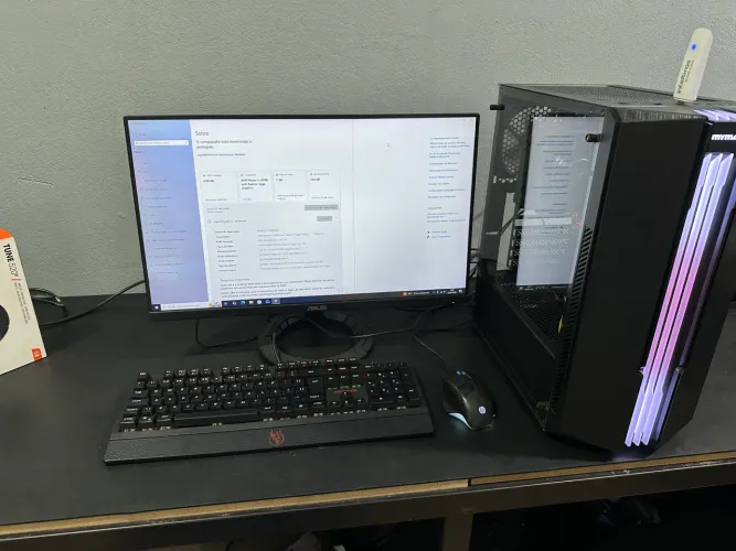 Pc completo Ryzen 5 2200g 8g ram ssd 240g
