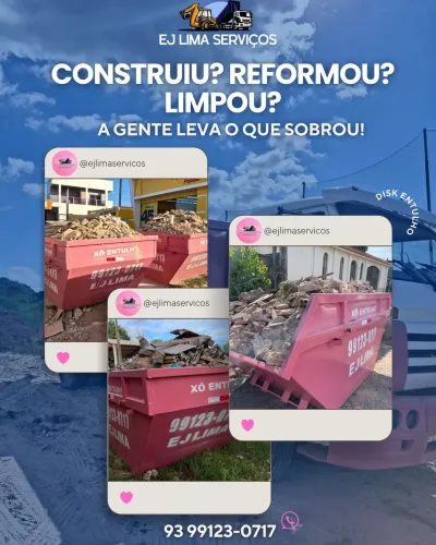 Xô Entulho  / Limpeza de terreno