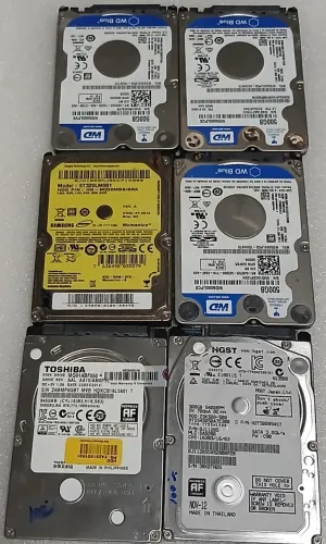 HD Notebook 500GB Sata - Diversas Marcas - Testados CrystalDisk