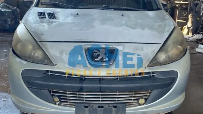 Sucata Peugeot 207 Passion 2011 Prata Para Retirada de Peças