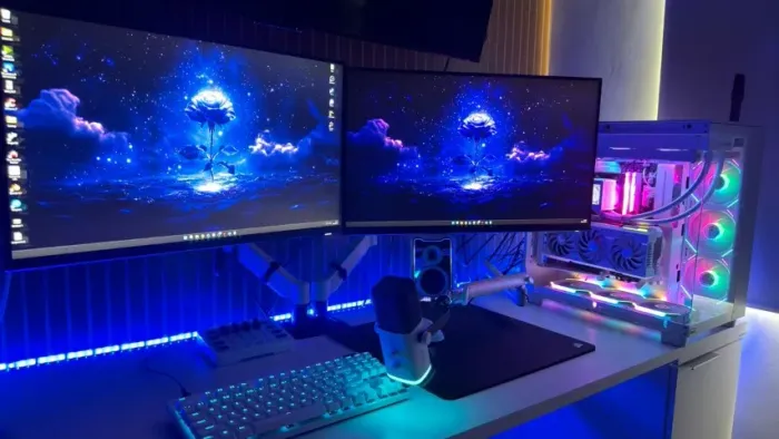 PC GAMER DOS SONHOS - RYZER 7 9800X3D - RTX 4070 TI SUPER - 64GB ALL WHITE