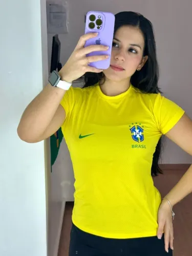 Blusa do Brasil dry fit feminina