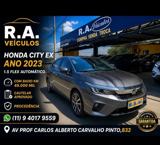 Honda City Sedan EX 1.5 Flex 16V 4P Aut. 2023