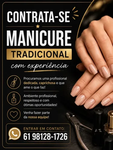 Vaga para manicure